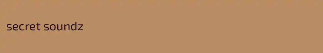secret soundz 